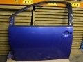 VW Beetle 98-2005 Used Nearside Passenger Door in Techno Blue 1C0831052NLW5Y