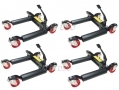 Professional 12" 1500lb Hydraulic Vehicle Lifting/Moving Dolly Jack Set of 4 1061ERA *Out of Stock*