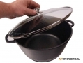 Prima Chef Quality 5pc Non-Stick Cookware Casserole Set with Tempered Glass Lids in Black 15176C *Out of Stock*