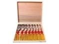 Am-Tech 8 Pc Professional Chisel Set in Wooden Case AME0610 *Out of Stock*