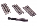 Am Tech 10 pc 50 mm Power Bit Set Slotted Phillips Pozi Drive AML2500 *Out of Stock*