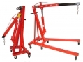 Trade Quality 2 Tonne Foldable Engine Crane with 6 Wheels and Rear Handle AU158 *Out of Stock*