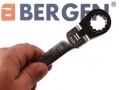 BERGEN 6 pc Flexible Double Ring Uni-drive Gear Ratchet Wrench Set 10 - 19mm BER1902 *Out of Stock*