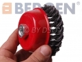 BERGEN VEWERK 100mm Steel Wire Twist Knot Cup Brush BER2102