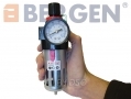 BERGEN Stand Alone 1/4\" inch Air Filter Regulator with Adjustment and Gauge BER8001 *Out of Stock*