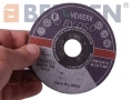 BERGEN VEWERK Ultra Thin 25 Pack Metal Cutting Discs with Flat Center 115 x 3.2 x 22.2mm BER8065 *Out of Stock*