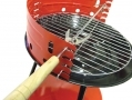 GardenKraft Portable Outdoor 14" Round Barbeque Grill BBQ with Spit Fork BML19720 *Out of Stock*