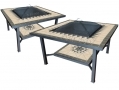 GardenKraft 30" Mosaic Firepit Table With Tabletop 2 in 1  BML19740 *Out of Stock*