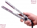 ReD HoT Ceramic Hair Straighteners in White Zebra Print 210 Degrees BML37030WHITE *Out of Stock*