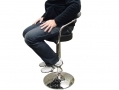 1x Divine Olivia Design Faux Leather Bar Stool in Black BML62350 *Out of Stock*