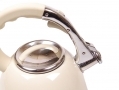 Anika 3 Litre Stainless Steel Whistling Kettle in Cream with Silicone Handle BML66770 *Out of Stock*