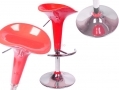 Divine Madison Hydraulic Bar Stool Style in Red 360 Degree Swivel Cracked Seat BML69300RTN1 *Out of Stock*