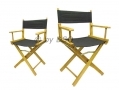 Directors Chair 180kgs Capacity 380g Cotton Seating x 2 DC202 *Out of Stock*