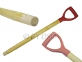 Gardeners Quality Wooden Spade Handle D Type GD055 *Out of Stock*