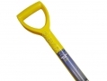 Gardeners Quality Square Mouth Steel Shovel with Plastic Handle 96cm GD265 *Out of Stock*