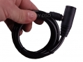 3 Pc Steel Cable Bicycle Lock 1000mm x 8mm BH199