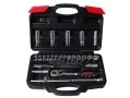 Hilka Professional 25 pc 1/4" Pro Drive Single Hex Metric Socket Set 3 - 14mm HIL03142502 *Out of Stock*
