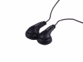 Omega Black Super Bass Earphones 3.5 mm Nickel Plug 1.2 m Meter Cable OM10016 *Out of Stock*