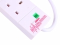 Omega 4 way Multiway Adapter Surge Protector Extension Lead 13 amp 2 Meter OM21274N *Out of Stock*
