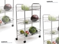 Sabichi Chrome Wire Kitchen Trolley SAB74522 *Out of Stock*