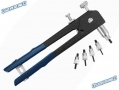 Silverline Threaded Rivet Insert Nutsert Tool with 4-5-6 and 8mm Inserts SIL633942 *Out of Stock*