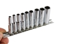 Professional 9 pc 1/4 inch Drive AF Deep Socket Set SS035 *Out of Stock*