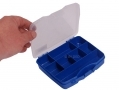 Small 8 Compartment Professional Organiser in Blue TB089 *Out of Stock*
