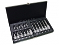 US PRO Professional 19 Piece 1/4" and 1/2" Drive Torx Bit Socket Set US1131 *Out of Stock*