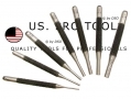 US PRO 18 Pin Punch Set With Automatic Centre Punch US0401 PLS SEE BER1953 *Out of Stock*
