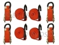 Ratchet Tie Down Straps x 4 TD031 *Out of Stock*